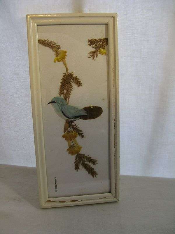 RHODESIAN WILD FLOWERS CORONA PICTURES WALL ART. L 23.5cm x W 10.4cm.