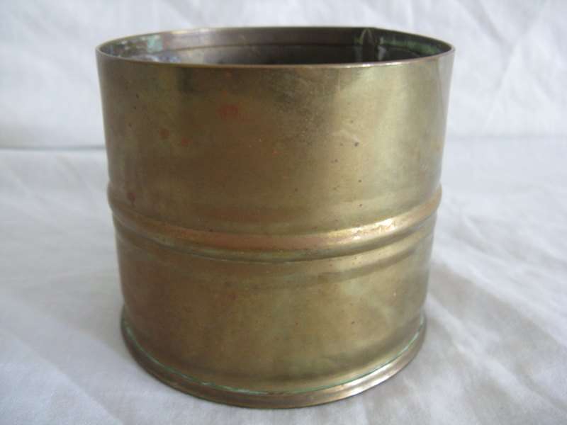 HAND MADE SOLID BRASS CAPE TOWN STATIONARY CUP. H 7.2cm.