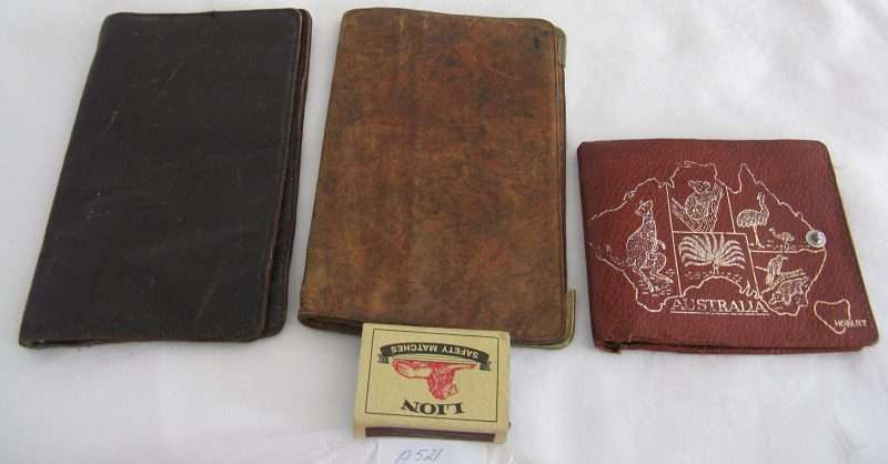 VINTAGE WALLET COMBO. L16.5cm; 16.5cm; 11cm.