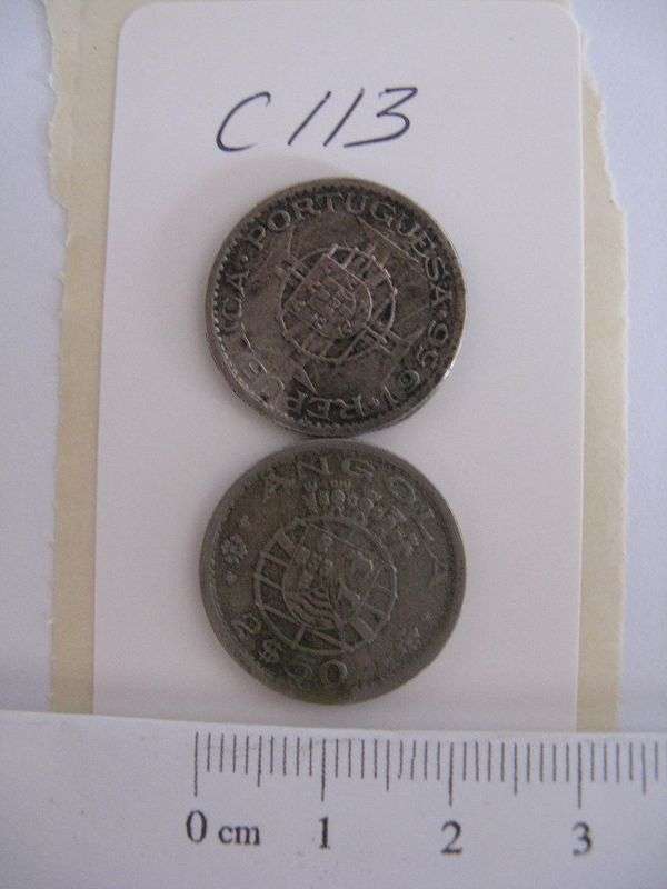 ANGOLA - PORTUGUESE COLONY COMBO. 2 UNITS. 2 x 2$50 : 1956.
