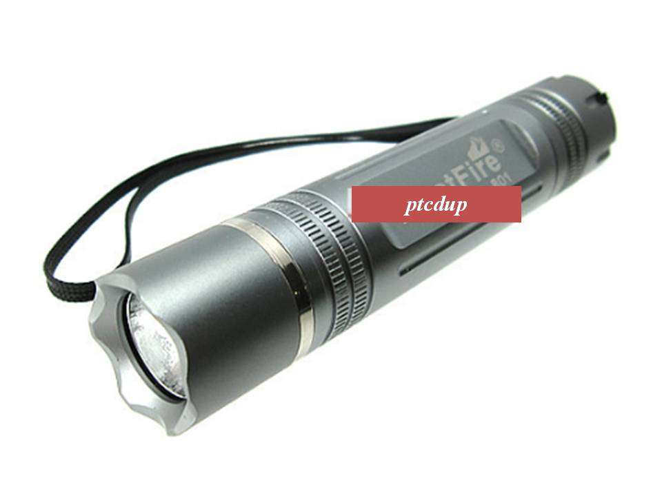 CREE Led 300 Lumens Flashlight 801 Torch Lamp +Holster