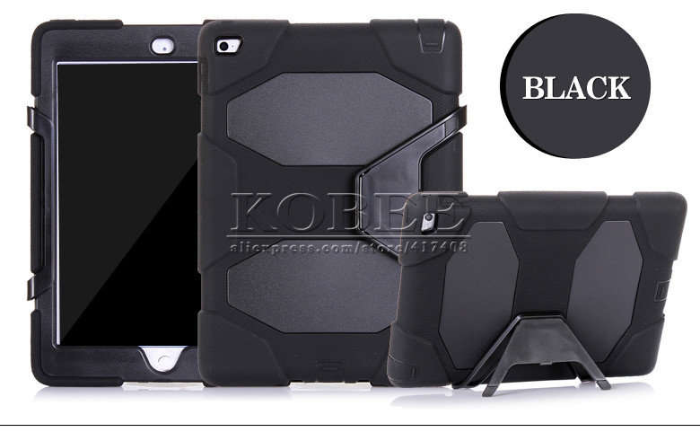 Apple iPad Air 2 Armor Heavy Duty case (Black)
