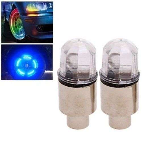 Flashing Neon LED Tyre Light Bike Bicycle Wheel Valve Cap