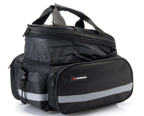 LARGE BIKE BICYCLE REAR SEAT PANNIER RACK EXPANDABLE BAG