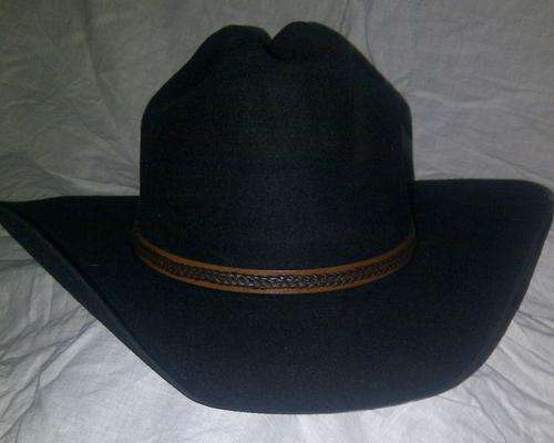 New Original Australian Stetson Hats Black (Unisex) 58cm