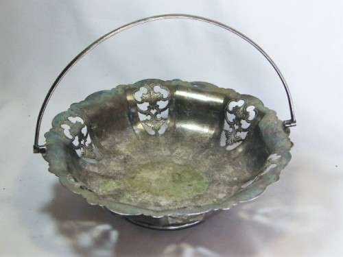 Small silverplated fruit bowl - as per photo