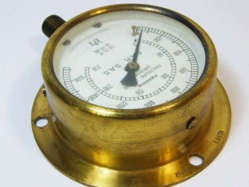 SA Railway smaller type pressure meter - as per photo