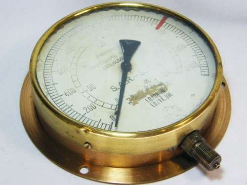 SA Railway pressure meter for steam locomotive - as per photo