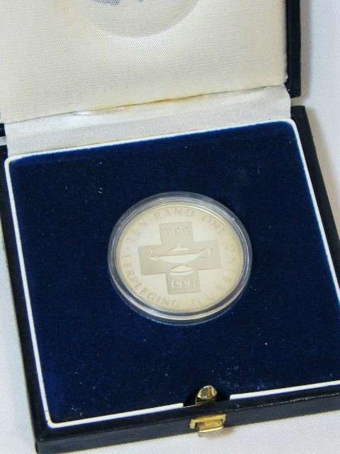 1991 RSA proof silver Nursing R1 in box - as per photo
