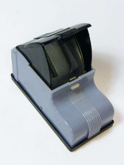 Vintage Deltz portable slide viewer with light - working - small crack on case - as per photo