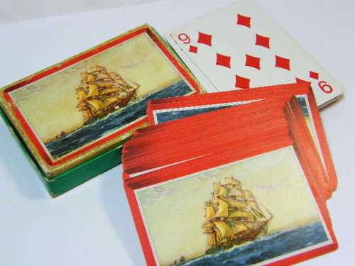 Vintage Imperial brand playing cards - made in USA in original box - as per photo