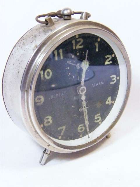 Vintage Peter Repeat alarm clock - not working - as per photo