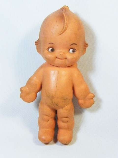 Vintage rubber Kewpie doll with wings 'Sadi' - as per photo