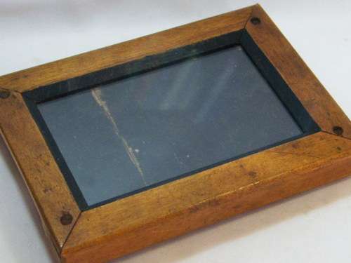 Antique wooden glass photo print frame - Jaynay non-slipping patent frame - as per photo