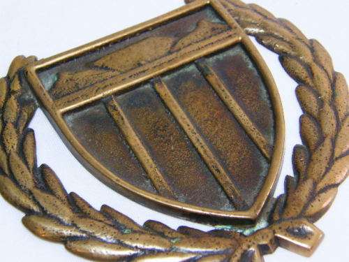 SADF Western Province sports division brass plaque badge - @ CRAZY R1 start