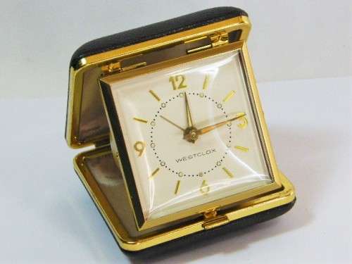 Westclox vintage bedside alarm clock - working