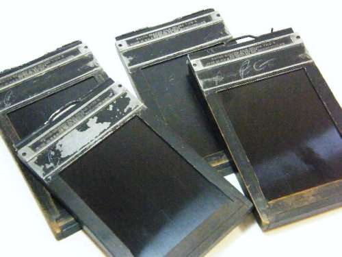 Lot of 4 Graphic film holders - Type 5 - 3 1/4 x 4 1/4 - made by Graflex