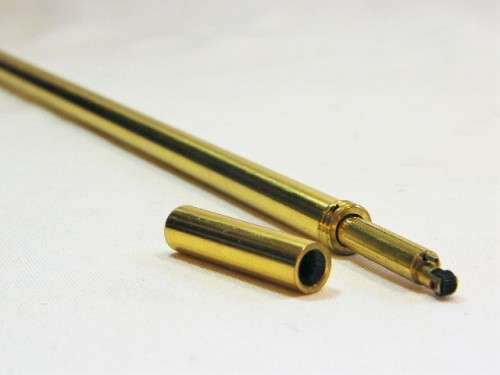 Very long vintage brass stick lighter - not working