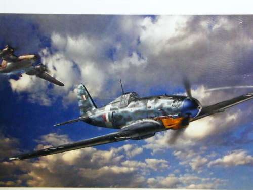 Military Aviation picture of WW2 Italian and US Air Force planes