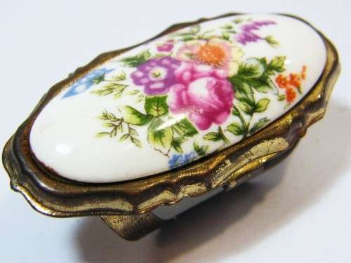 Vintage ladies lipstick clip-on mirror - BIGBIGSALE
