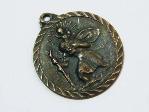 Sterling silver St. Christopher pendant