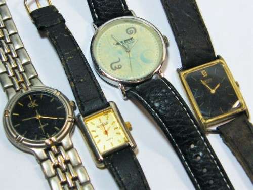 Lot of 4 ladies quartz watches - working