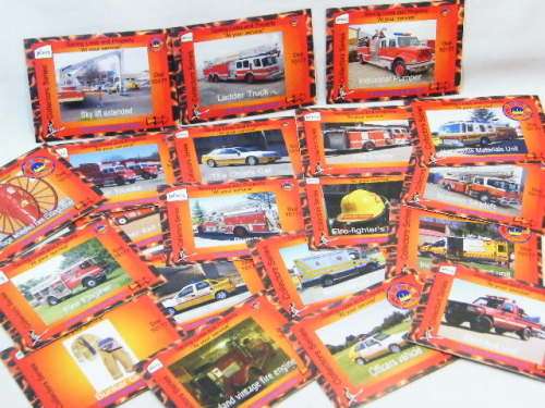 Lot o f 20 cards of Joburg collectors series of emergency vehicles and equipment
