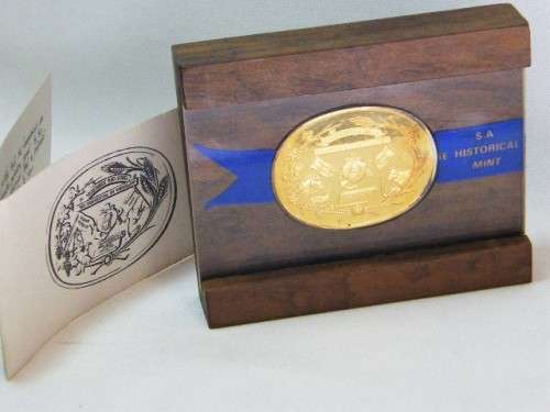 Verenigde Suid Afrika sterling silver medallion - ver moedertaal en vaderland - 40 grams in case