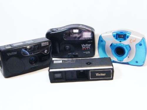 Lot of 4 Vivitar cameras - FINAL CLOSING SALE