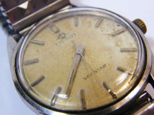 Vintage Tissot manual wind mens watch - working
