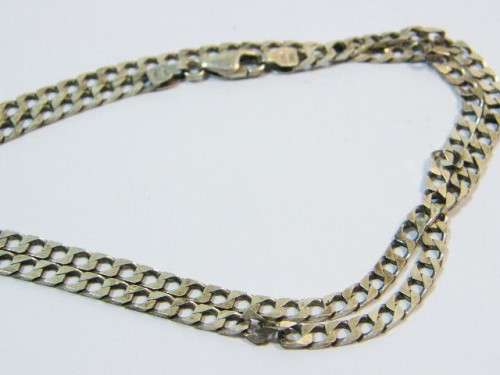 Sterling silver necklace - weighs 11.6 grams - length 49cm