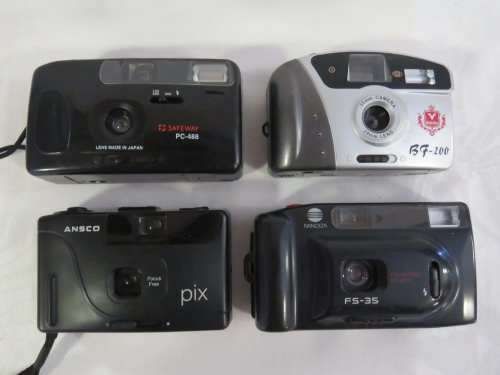 Lot of 4 compact 35mm cameras