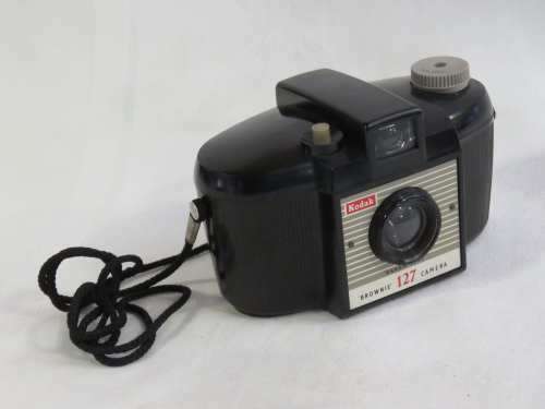 Kodak Eastman Brownie 127 camera with Dakon lens