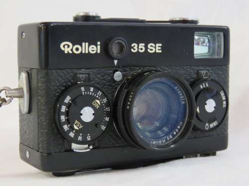 Vintage Rollei 35SE camera in good condition - Cannot load trigger to test shutter - In pouch