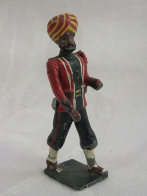 Vintage Indian Infantry lead soldier