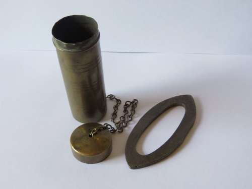 Antique Brass Tinderbox with striker