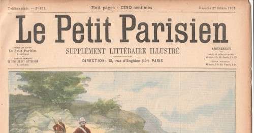 Le Petit Parisien newspaper of 27 October 1901 - Execution of Commandant Lotter