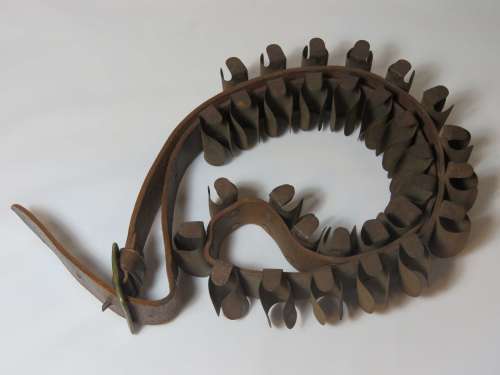 Vintage Parker-Hale CG2 leather shotgun ammo belt