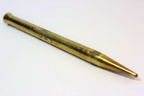Vintage Shaeffer Lifetime Gold filled mechanical pencil - engraved G.W.S