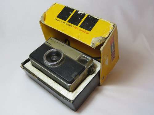 Kodak Instamatic 133 camera in original box
