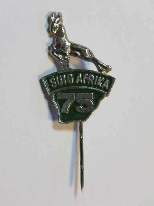 SA Rugby Springboks 75 Years pin badge