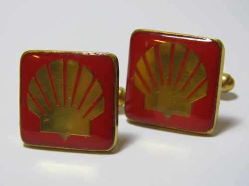 Pair of vintage Shell cufflinks