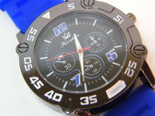 Kratree men's fashion watch - black & blue