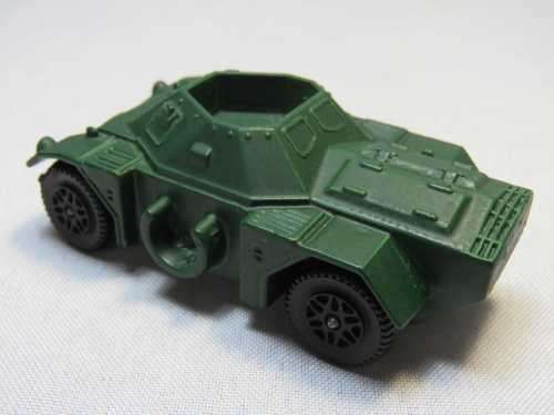 Dinky Toys Ferret Scout car - One wheel inside out