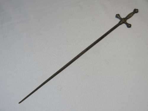 Vintage EPNS skewer sword - Tip broken