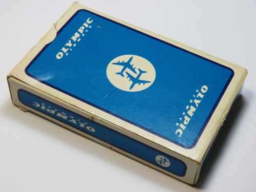 Olympic Airways deck of cards in box