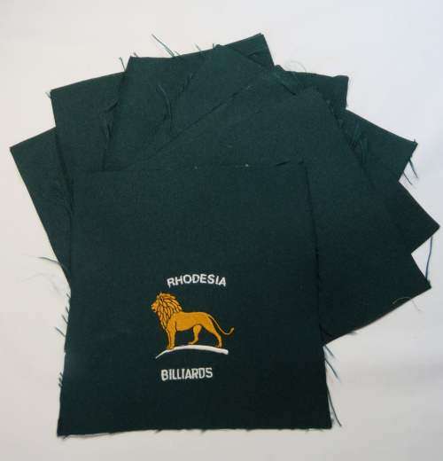 Lot of 7 Rhodesia Sport blazer badges