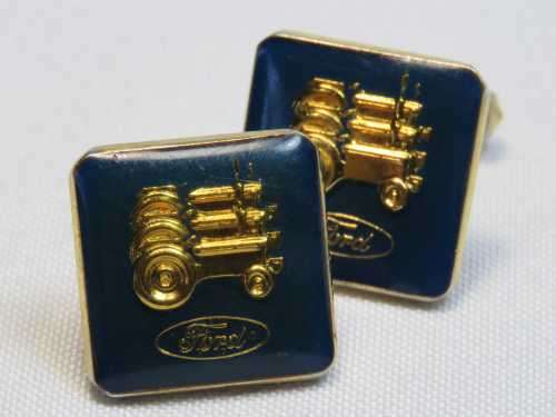 Pair of vintage FORD tractors cufflinks