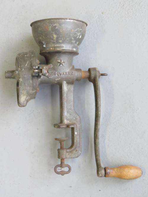 Vintage Husqvarna Reliance coffee grinder