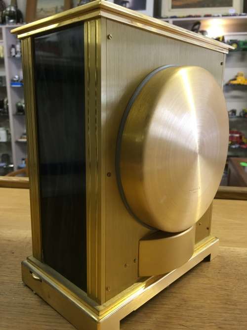 Vintage Jaeger Le Coultre Embassy Green faux marble Atmos clock - working